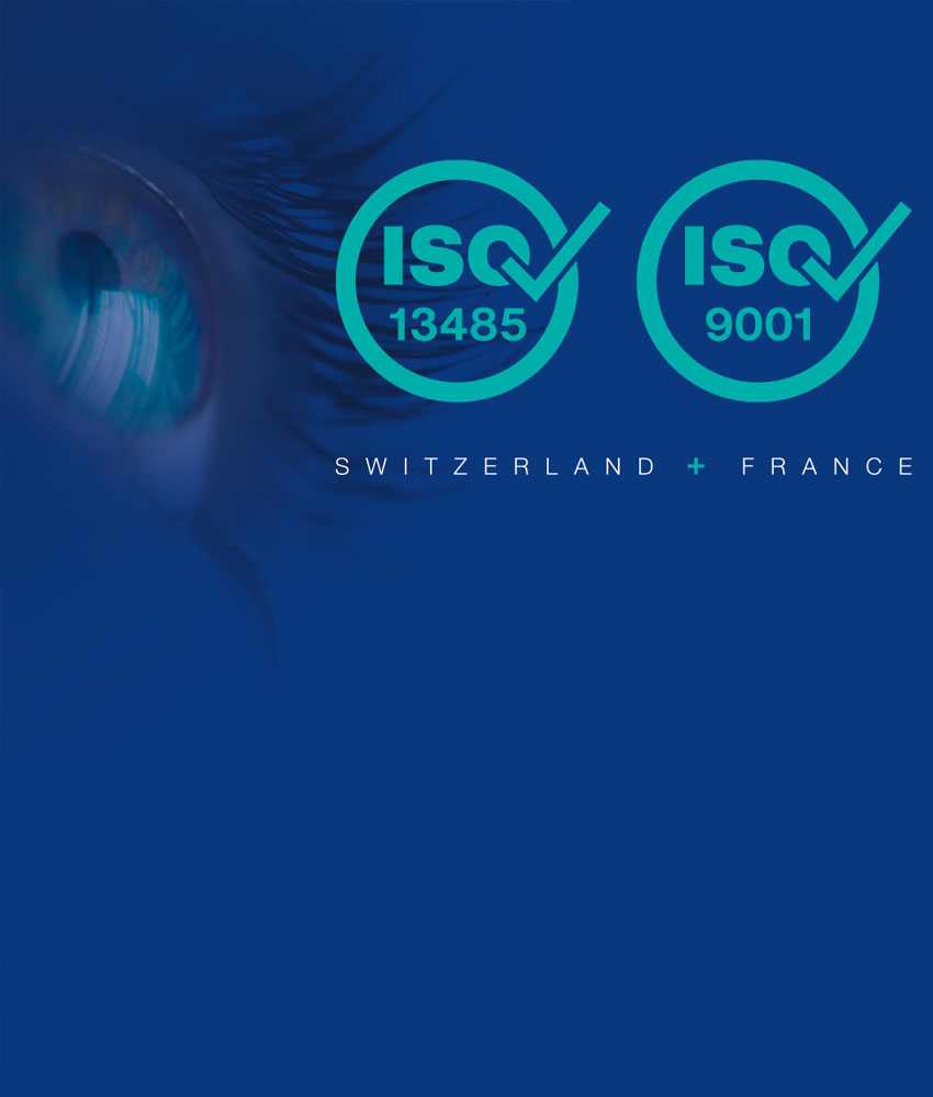 qmt ist jetzt in der Schweiz und in Frankreich nach ISO9001 und ISO13485 zertifiziert